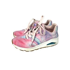Skechers Sneakers Girls Size 3 Uno Gen One Marble Sweetheart